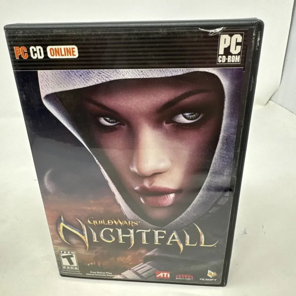 Guild Wars: Nightfall‎ - PC - Video Game - GOOD Includes Slip Cover